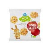 Albert Heijn Biologische luchtige babysnacks tomatenwieltjes (vanaf 7 maanden)