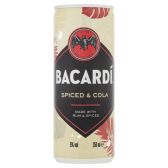 Bacardi Spiced and cola