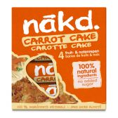 Nakd Carrot cake fruit bar with nuts