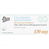 Etos Paracetamol for children 120 mg chewing tabs