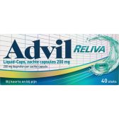 Advil Reliva vloeibare capsules 200 mg voor pijn groot