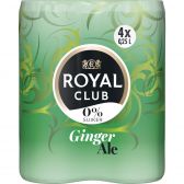 Royal Club Sugar free ginger ale 4-pack