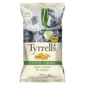 Tyrrells Lentil sour cream crisps