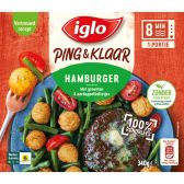 Iglo Ping and ready burger (only available within the EU)