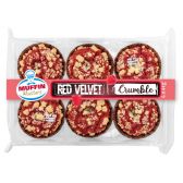 Muffinmasters Red velvet gekruimelde muffin