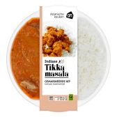 Albert Heijn Tikka massala met basmatirijst (voor uw eigen risico, geen restitutie mogelijk)