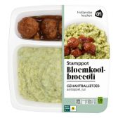 Albert Heijn Hollandse bloemkool en broccoli stamppot (voor uw eigen risico, geen restitutie mogelijk)