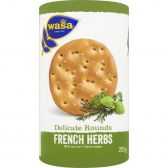 Wasa Delicate round french herbs crisp bread