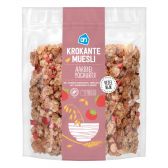 Albert Heijn Krokante muesli met yoghurt en aardbei