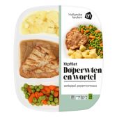 Albert Heijn Chicken filet pepper sauce with carrot and green peas (at your own risk, no refunds applicable)