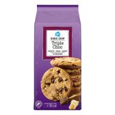 Albert Heijn Chocolate chip cookies white-milk-dark