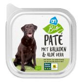 Albert Heijn Biologische kalkoen pate voor honden