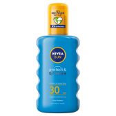 Nivea Beschermend en brons zonnespray SPF 30