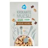 Albert Heijn Krokante muesli met chocolade en noot stevia