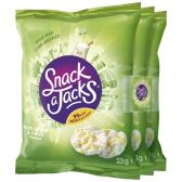 Snack a Jacks Crispy sour cream and chive rice wafers 3-pack