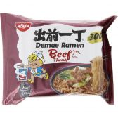 Nissin Damae ramen with spicy meat