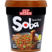 Nissin Japanese curry soba cup noodles