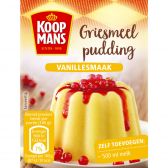 Koopmans Griesmeelpudding vanillesmaak klein