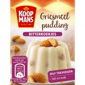 Koopmans Griesmeelpudding met bitterkoekjes