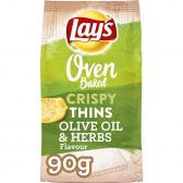 Lays Oven baked knapperige olijven en kruiden chips