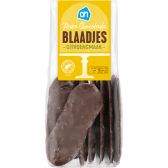 Albert Heijn Pure chocolade citroen blaadjes