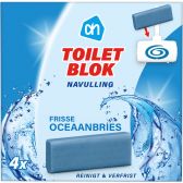 Albert Heijn Toiletblok frisse oceaanbries navulling