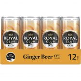 Royal Club Sugar free ginger beer 12-pack
