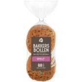 Albert Heijn Bakers buns with spelt (at your own risk, no refunds applicable)