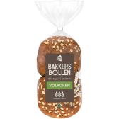 Albert Heijn Volkoren bakkersbollen (voor uw eigen risico, geen restitutie mogelijk)