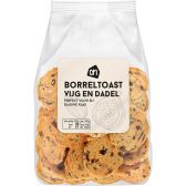 Albert Heijn Vijgen en dadels borrel toast