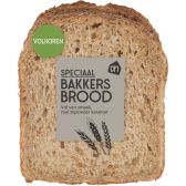 Albert Heijn Stevig grof volkorenbrood half (voor uw eigen risico, geen restitutie mogelijk)