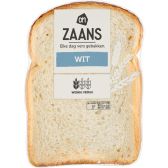 Albert Heijn Zaans witbrood half (voor uw eigen risico, geen restitutie mogelijk)