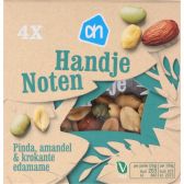 Albert Heijn Handje noten met pinda's, amandelen en edamame