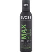 Syoss Max hold styling mousse (only available within the EU)