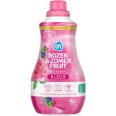 Albert Heijn Wasmiddel kleur roze rozen en zomerfruit