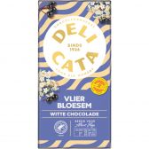 Delicata Witte chocolade vlierbloesem reep