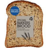 Albert Heijn Stevig koolhydraat verlaagd brood half (voor uw eigen risico, geen restitutie mogelijk)