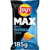 Lays Max paprika ribbel chips klein
