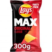 Lays Max naturel ribbel chips groot