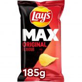 Lays Max naturel ribbel chips klein