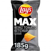 Lays Max Heinz tomato ketchup ribble crisps