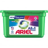 Ariel All in 1 pods liquid laundry detergent caps color small