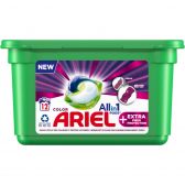 Ariel All in 1 pods liquid laundry detergent caps clean and protection