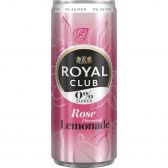 Royal Club Suikervrije rose limonade klein