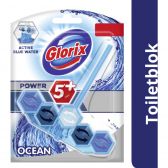 Glorix Toilet block power 5+ ocean