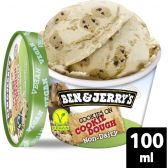 Ben & Jerry's Non dairy cookies on cookie dough ice cream (only available within the EU)