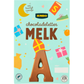 Huismerk (Gwoon of Jumbo) Chocoladeletter Melk A