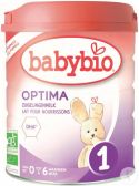 Babybio Optima biologische zuigelingenmelk 1 melkpoeder (vanaf 0 tot 6 maanden)