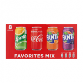 Coca Cola Favorites mix 8-pack