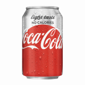 Coca Cola Light blik groot